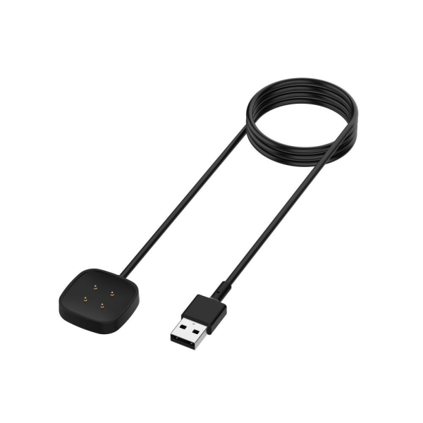 Fitbit Versa 3 / Sense USB Laddningskabel docka Svart