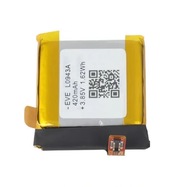 Batteri for Xiaomi Mi Watch Revolve Active 3.80V 420mAh Li-Polymer EVE L0943A Silver