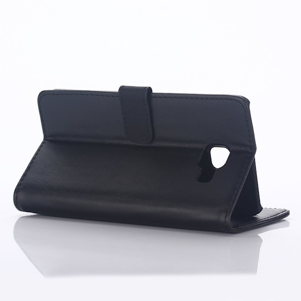 Crazy Horse Lompakkokotelo Samsung Galaxy A3 SM-A310F (2016) - musta Black