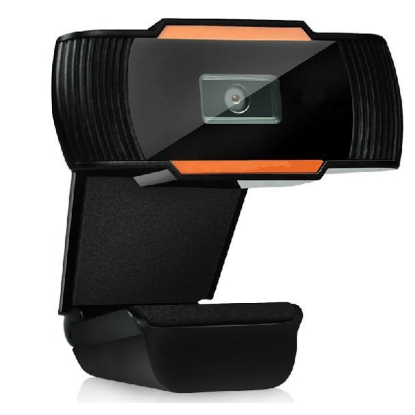 12MP pixels HD 360 Webcam USB PC Bærbar Kamera Sort Black