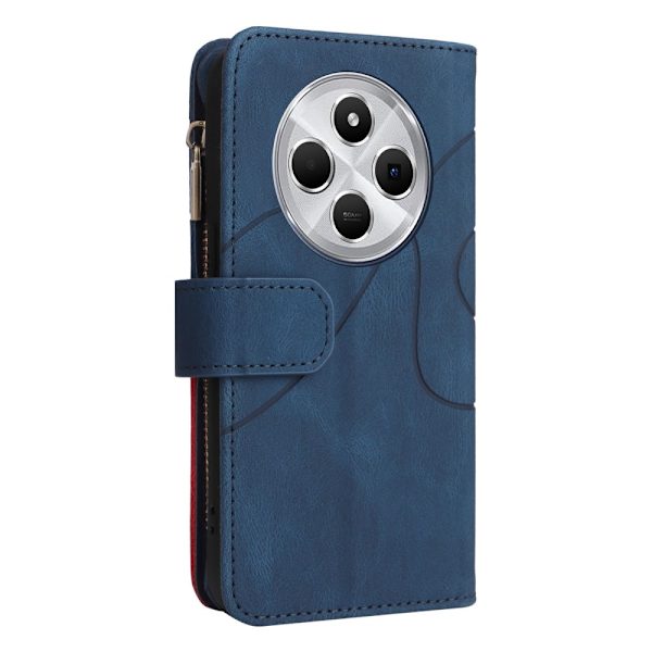KT Wallet Case til Xiaomi Redmi 14C Blue