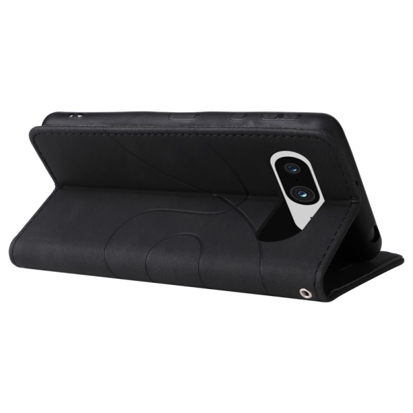 Til Google Pixel 8 KT-serie-1 dobbeltfarve etui Black