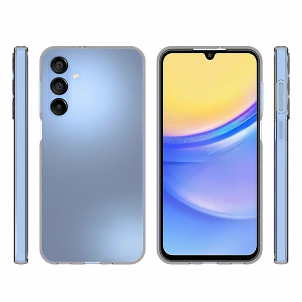 Til Samsung Galaxy A16 Case TPU Cover Bagside Transparent