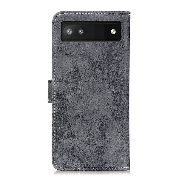 Retro lompakkoteline Google Pixel 6a: lle - harmaa Grey