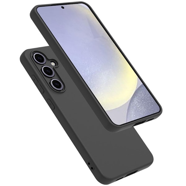 Till Samsung Galaxy S24 FE Skal TPU Telefonfodral Svart