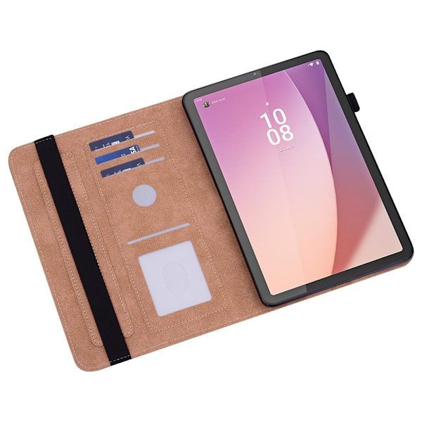 PU-Lær Tabletdeksel for Lenovo Tab M9 Black