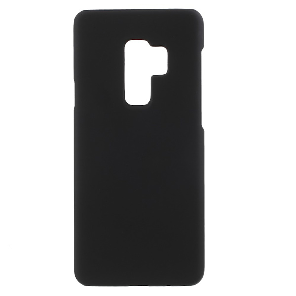 For Samsung Galaxy S9 Plus Rubberized Hard Plastic Suojakuori - Musta Black