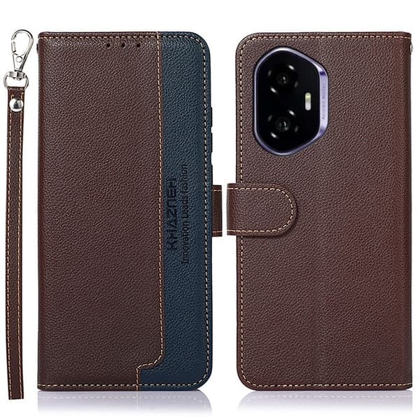 KHAZNEH Telefoncover til Honor 400 5G - Brun/Blå Brown