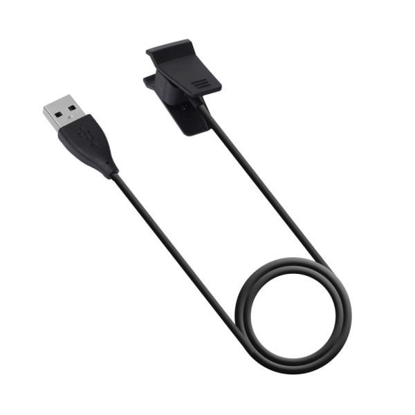 100cm korvaava USB-latauskaapeli Fitbit Alta - musta Black