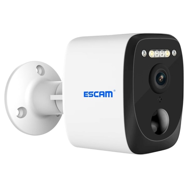ESCAM QF370 3MP WiFi Kamera PIR Night Vision IP-kamera solpanel Vit