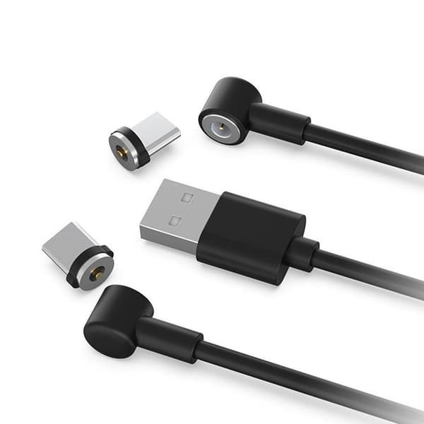 För PS VR 2 - kontroller 1 USB till 2 USB - C laddningssladd Svart