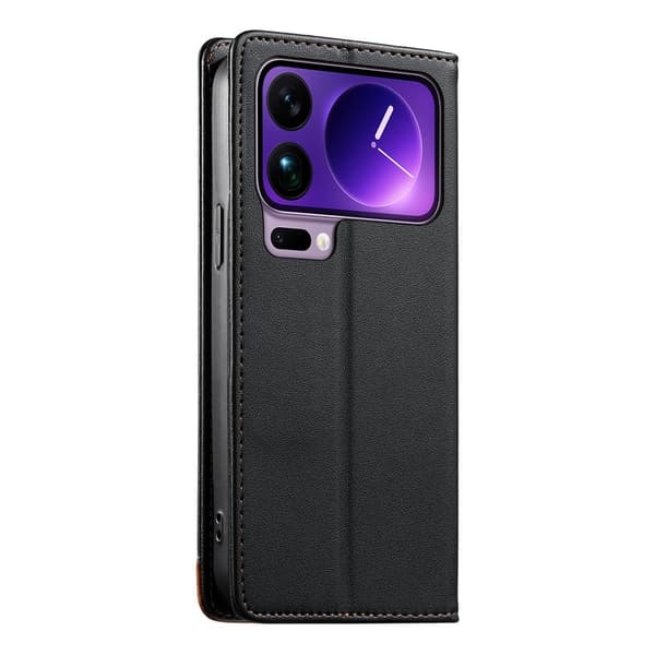DIERFENG För Xiaomi 17 Pro Max Plånboksfodral RFID Skydd Stativ - Svart Svart