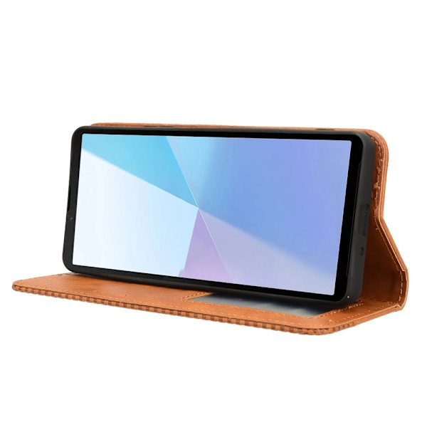 Plånboksfodral till Xperia 10 Vi - Brun Brun