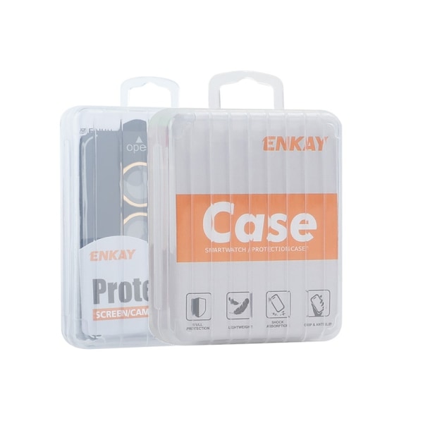 For Samsung Galaxy S25+ Kameralinsebeskytter ENKAY Metallring Linsefilm Blue