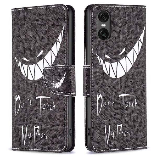 Til Sony Xperia 10 VI tegnebogstativetui mønstertelefoncover Multicolor