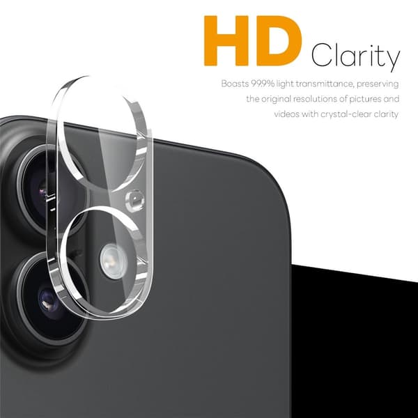 NORTHJO Till iPhone 17 Kameralinsskydd 2st Transparent