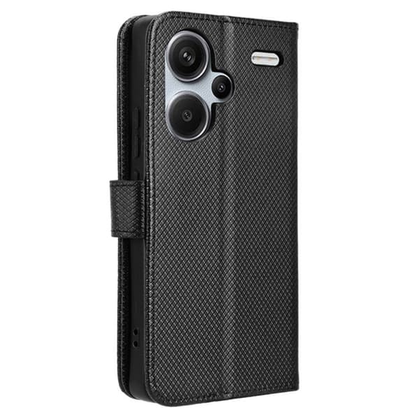 Xiaomi Redmi Note 13 Pro+ - lompakkokotelon suojakuorelle Black