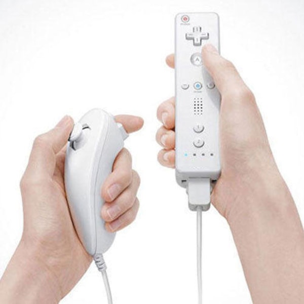 Wii & Wii U Handkontroll-Set Motion Plus Vit