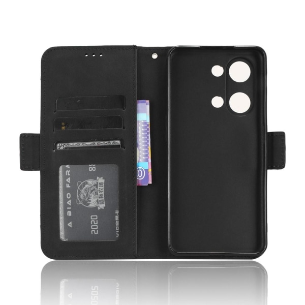 Wallet Stand Flip-telefonetui til OnePlus Nord 3 5G - Sort Black