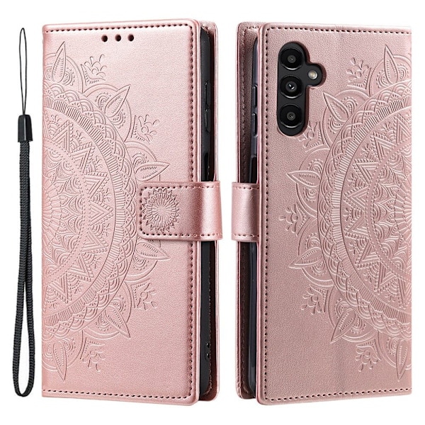 Preget totem mobildeksel for Samsung Galaxy A37 5G rosa