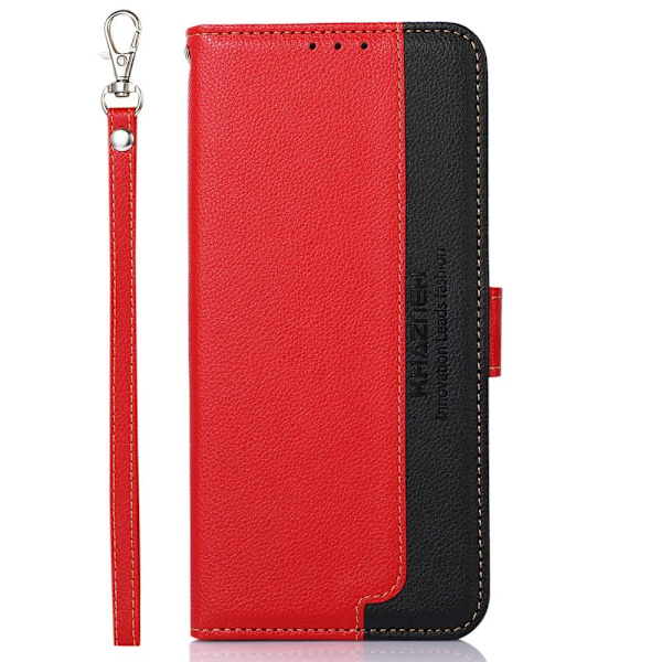KHAZNEH puhelimen kansi Motorola Moto G73 5G - punainen/musta Red