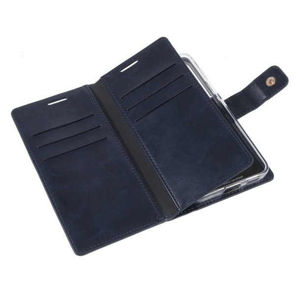 Samsung Galaxy S22+ MERCURY GOOSPERY Mansoor Wallet Case  - Dark Blue Blue