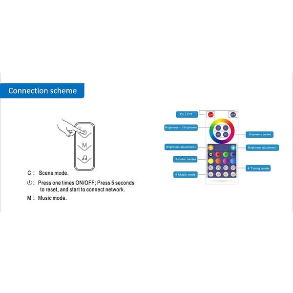 12 st WiFi Bluetooth Ljuspaneler RGB LED Vägglampor App Synkronisering Musik Svart