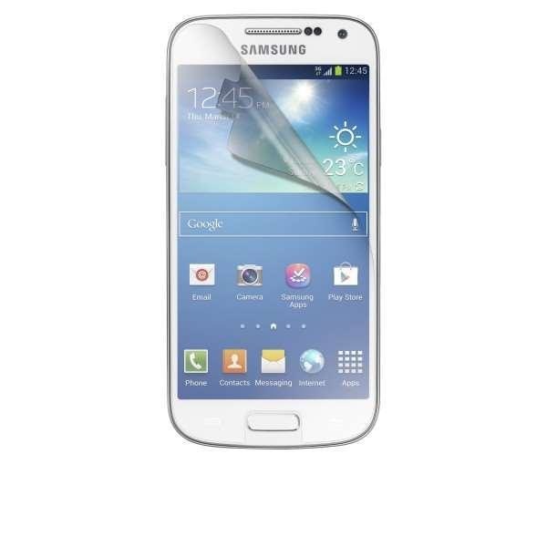 Samsung Galaxy S4 Mini skjermbeskytter x2 med poleringsklut Transparent