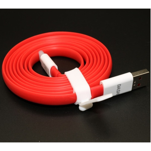 ONEPLUS 150cm DashCharge Type-C flatkabel 4A USB hurtigladekabel Red