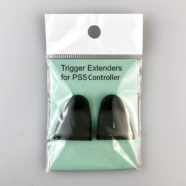 1 par för Sony Playstation 5 Game Controller Trigger Extenders Svart