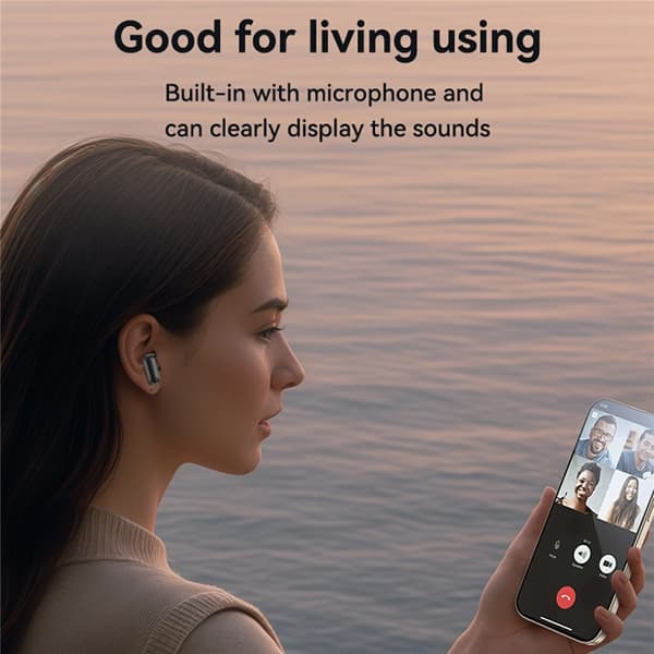 YESIDO Trådlösa Hörlurar In-Ear Bluetooth Stereohörlurar Touch Control - Svarta Svart