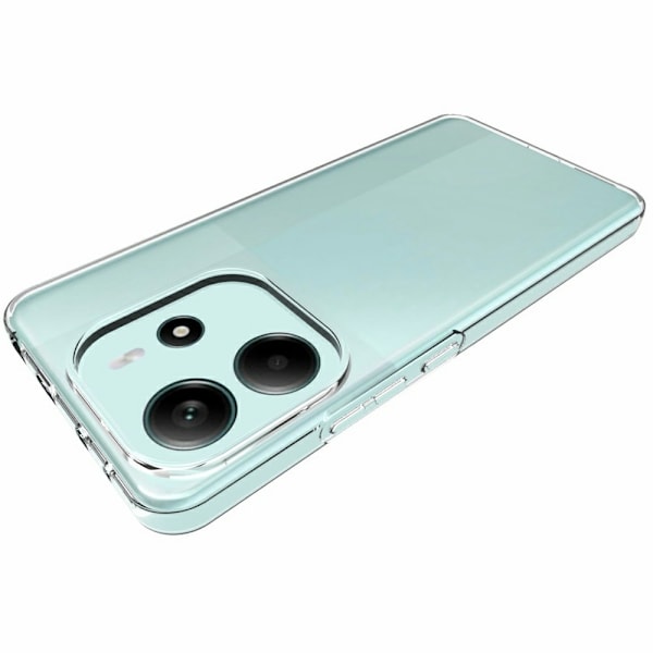 Til Xiaomi Redmi Note 14 4G Case TPU Cover Bagside Transparent