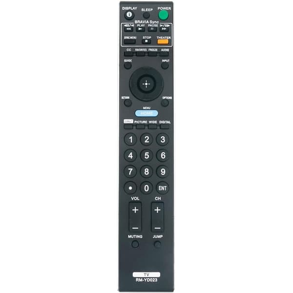 Fjernkontrollerstatning for RM-YD023 For Sony TV Black