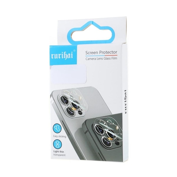 iPhone 13 RURIHAI Full Screen Tempered Glass Camera Lens Protector Transparent