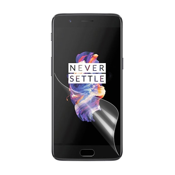 OnePlus 5 Skärmskydd med putsduk Transparent