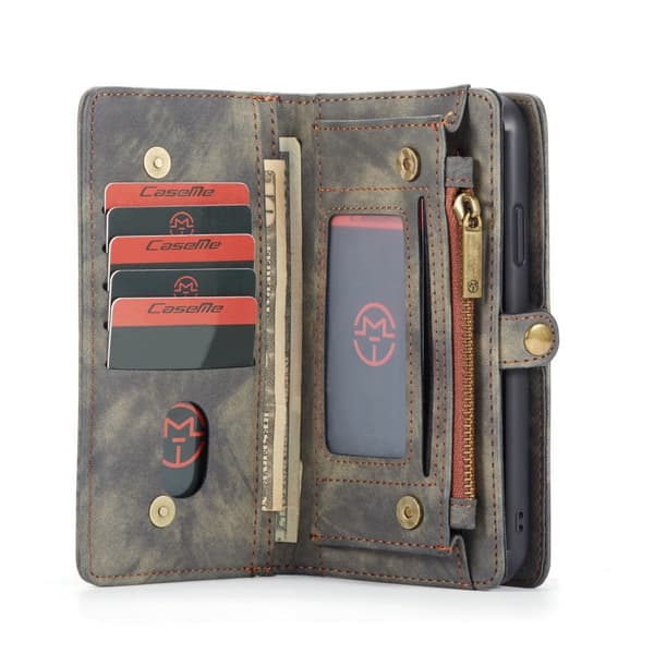 iPhone 11 CASEME Split Lompakkokotelo - Harmaa Grey