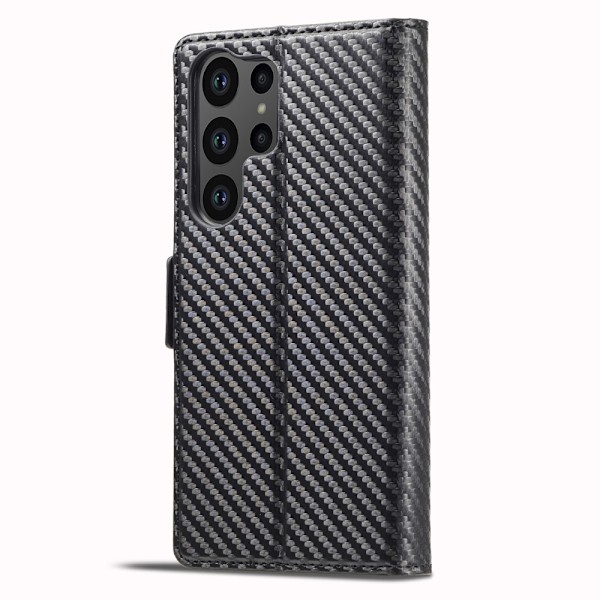 LC.IMEEKE Lompakkokotelo Samsung Galaxy S24 Ultra - Musta Black