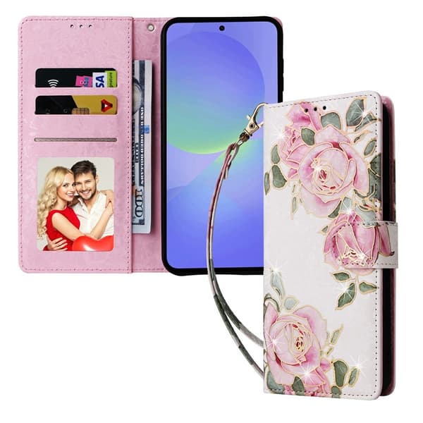 Til Samsung Galaxy A37 5G blomstercover Multicolor
