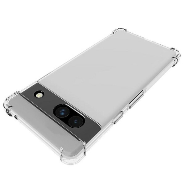 Google Pixel 7a:n läpinäkyvä TPU case cover Transparent