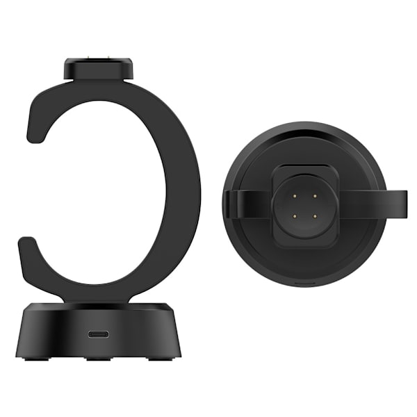 Til Google Pixel Watch 3 45/41mm Watch 2 Fitbit Ace LTE Oplader & Dock 1m kabel Black