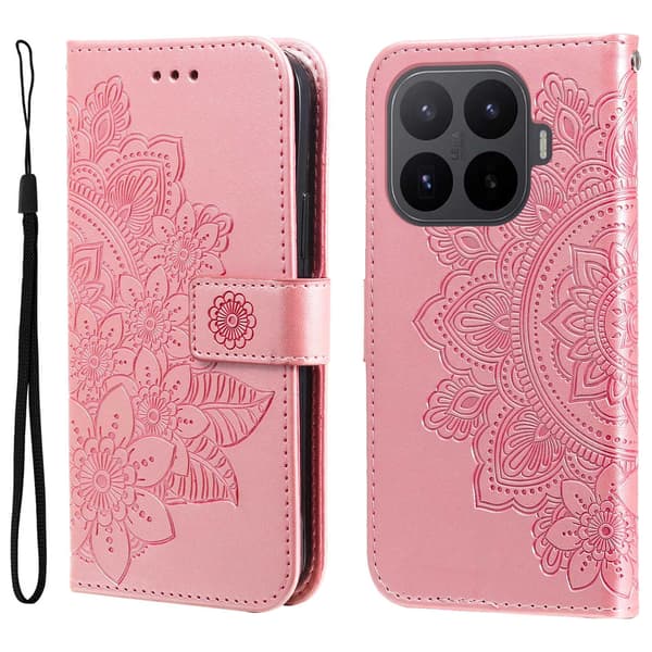 Til Xiaomi 17T Lommebokdeksel Mandala Pink