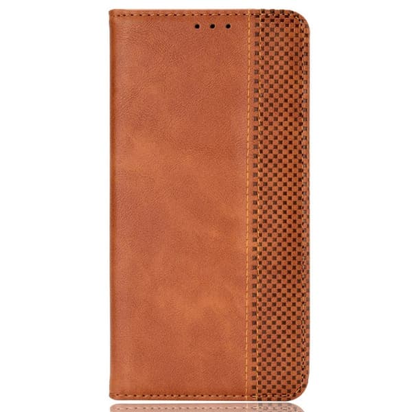 Lommebok Stativ Flip Telefonveske for Sony Xperia 10 VI Brown
