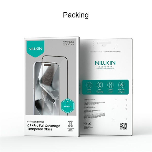 Samsung Galaxy A57 5G NILLKIN CP+PRO näytönsuoja AGC lasi Transparent