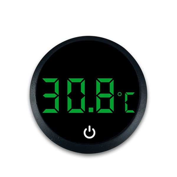 Digital akvarietermometer LED-display akvarium hög precisionstemperaturmätare Svart