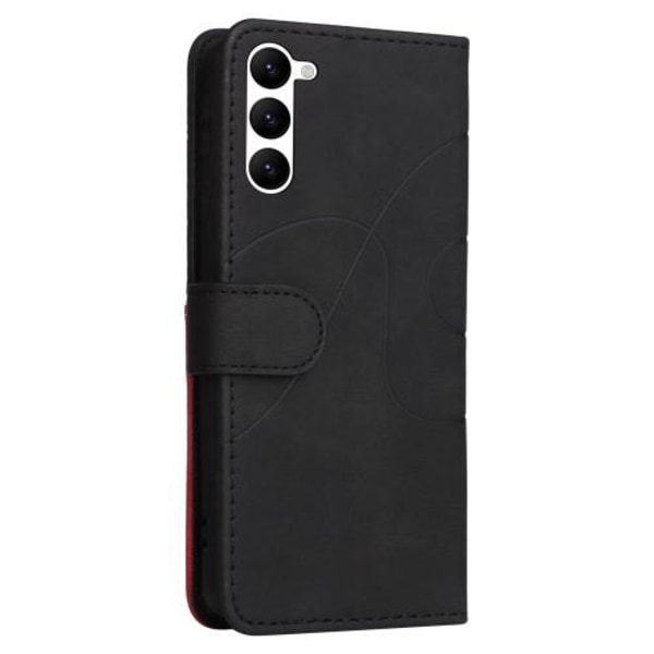 Til Samsung Galaxy S23+ (Plus) KT Series-1 Dobbeltfarve - Sort/Rød Black