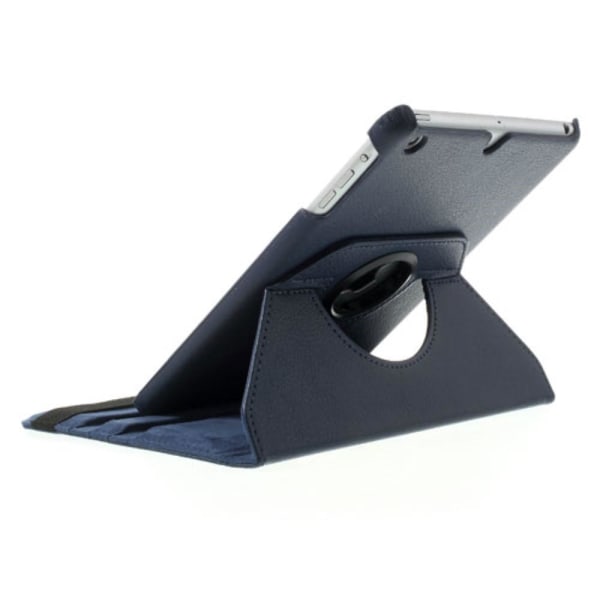 Ipad Mini 1/2/3 360 Rotation Stand Case Cover - Mørkeblå Blue