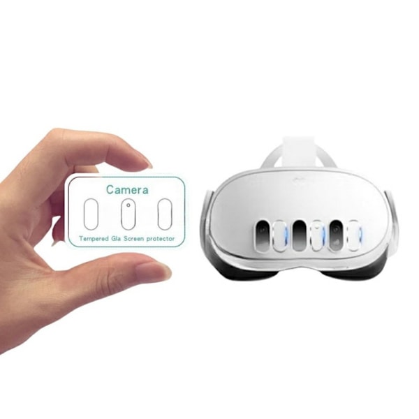 För Oculus Meta Quest 3 linsskydd i härdat glas Transparent