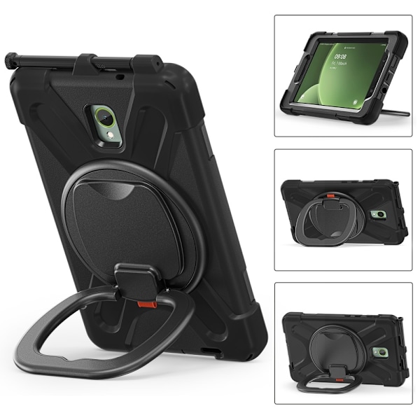 Etui med stativ for Samsung Galaxy Tab Active5, Tablettdeksel Black