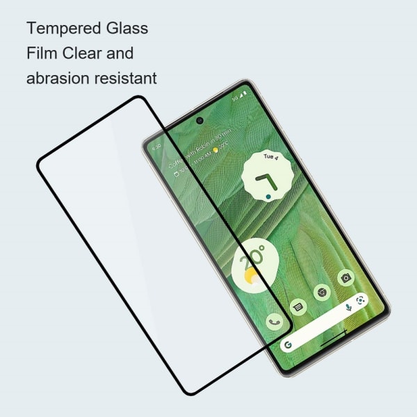 AMORUS For Pixel 8 Skærmbeskytter Glas 2stk Transparent