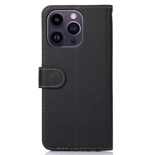 KHAZNEH till iPhone 15 Pro Max Plånboksfodral - Svart/Röd Svart